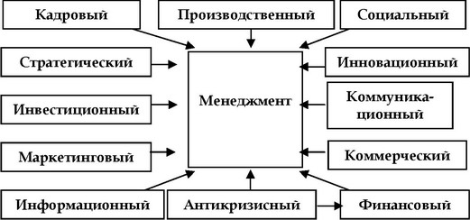 Рис. 1.1. Некоторые виды современного российского менеджмента